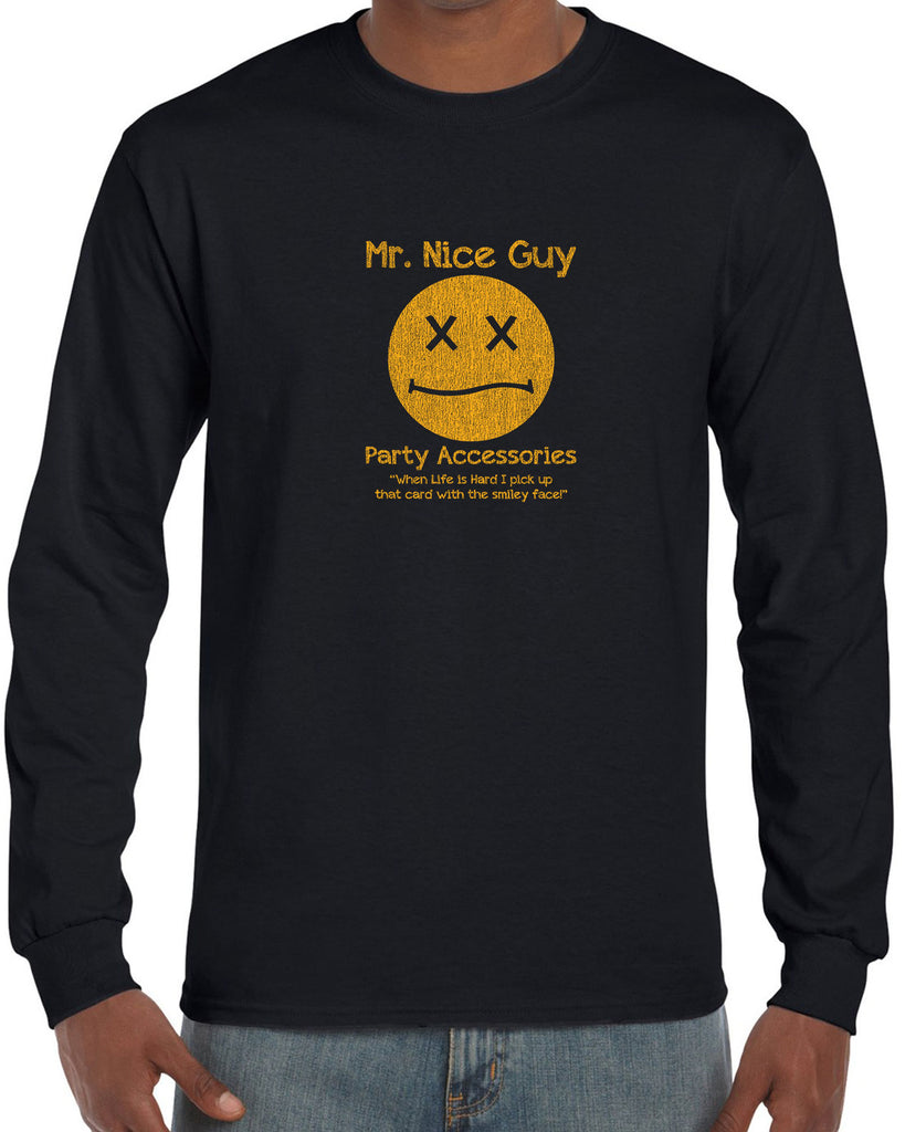 Mr. Nice Guy Long Sleeve Shirt Half Baked 90s Movie Weed Stoner Chapelle Party Vintage Retro