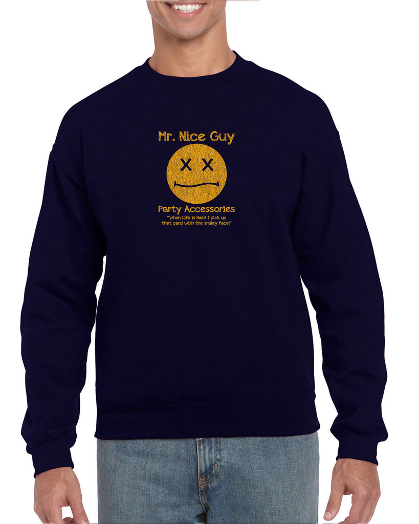 Mr. Nice Guy Crew Sweatshirt Half Baked 90s Movie Weed Stoner Chapelle Party Vintage Retro