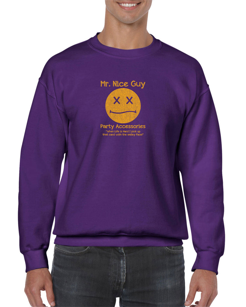 Mr. Nice Guy Crew Sweatshirt Half Baked 90s Movie Weed Stoner Chapelle Party Vintage Retro
