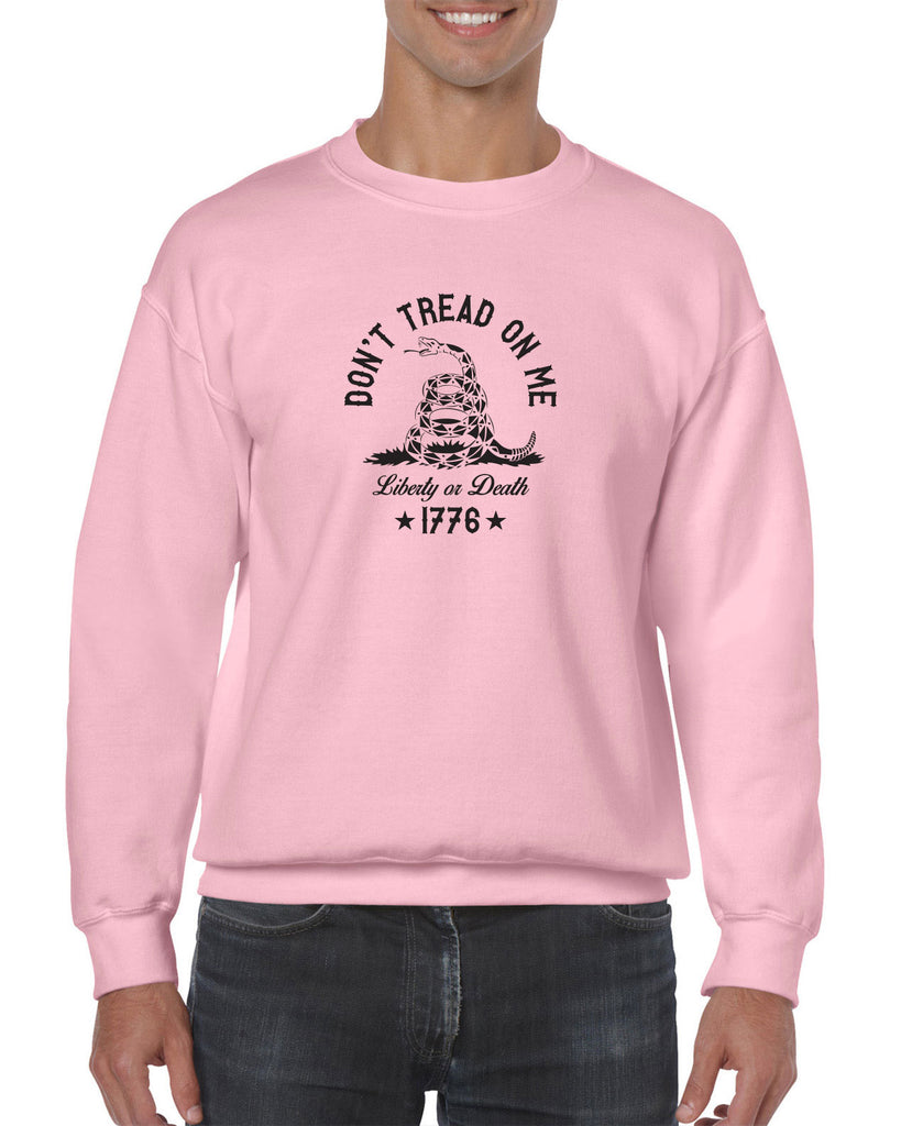 Don't Tread on Me Crew Sweatshirt liberty or death 1776 america USA liberty independence freedom
