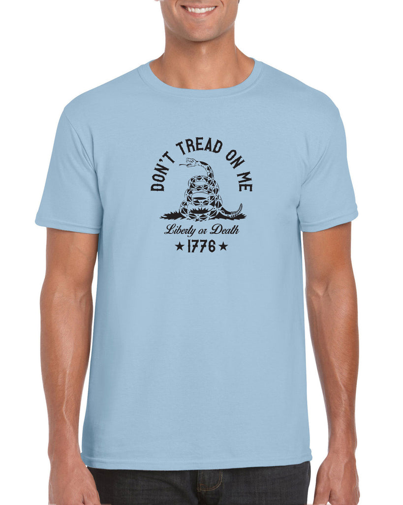 Don't Tread on Me Mens T-Shirt liberty or death 1776 america USA liberty independence freedom