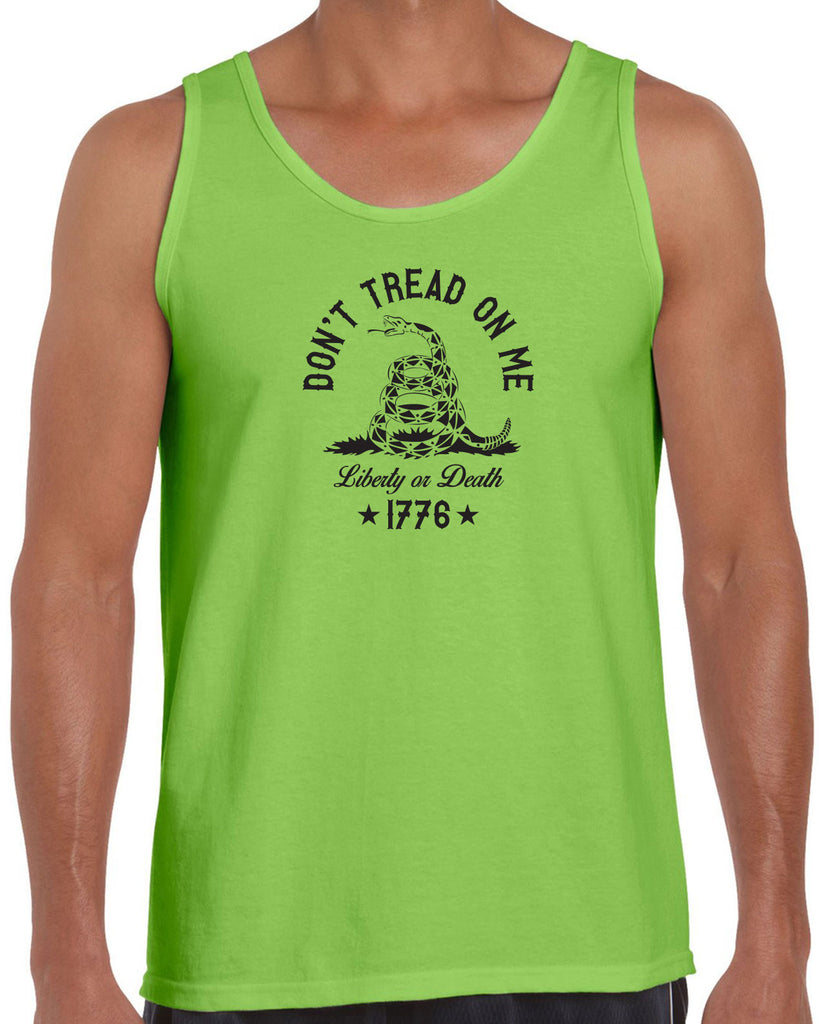 Don't Tread on Me Tank Top liberty or death 1776 america USA liberty independence freedom