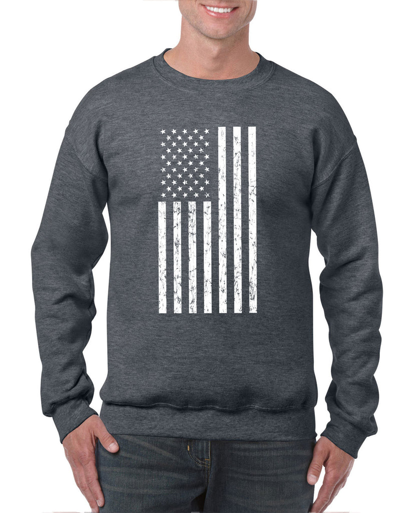 American Flag Crew Sweatshirt USA patriot merica republican democrat campaign election politics freedom liberty independence day 4th of july