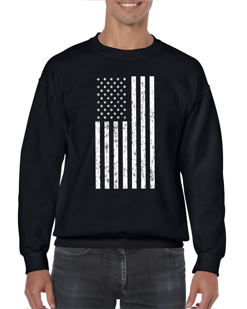 American Flag Crew Sweatshirt USA patriot merica republican democrat campaign election politics freedom liberty independence day 4th of july