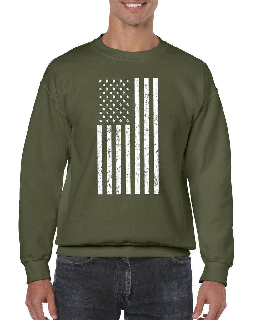 American Flag Crew Sweatshirt USA patriot merica republican democrat campaign election politics freedom liberty independence day 4th of july