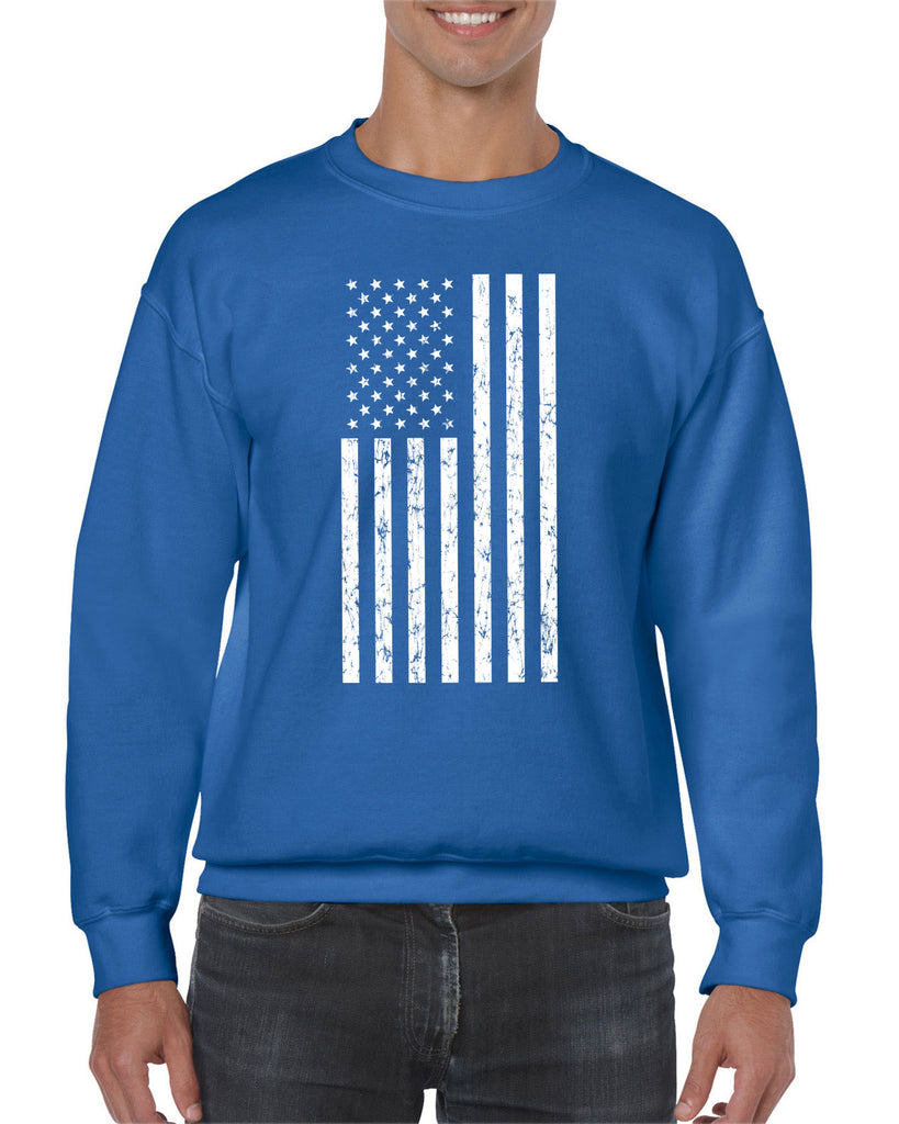 American Flag Crew Sweatshirt USA patriot merica republican democrat campaign election politics freedom liberty independence day 4th of july