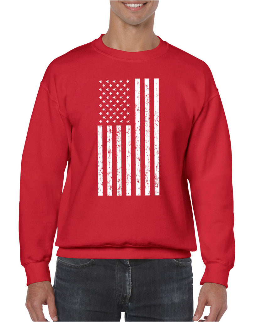 American Flag Crew Sweatshirt USA patriot merica republican democrat campaign election politics freedom liberty independence day 4th of july