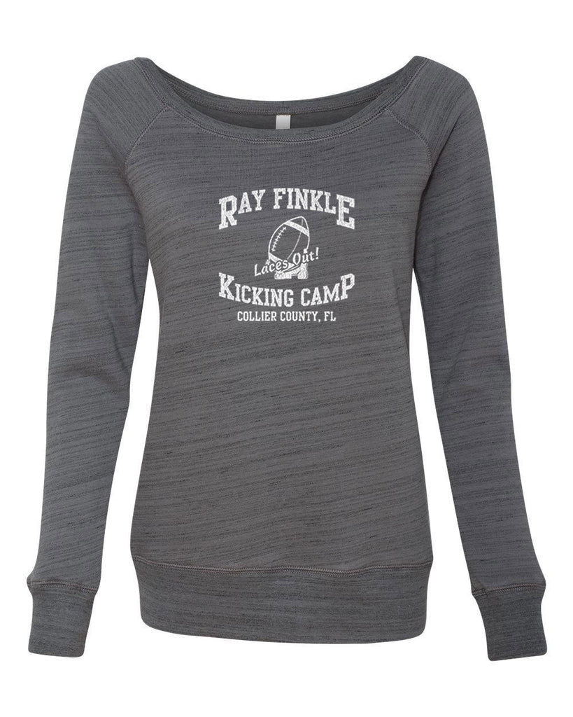 Ray Finkle Kicking Camp Off The Shoulder Crew Sweatshirt Laces Out Dan Pet Detective 90s Movie College Party Football