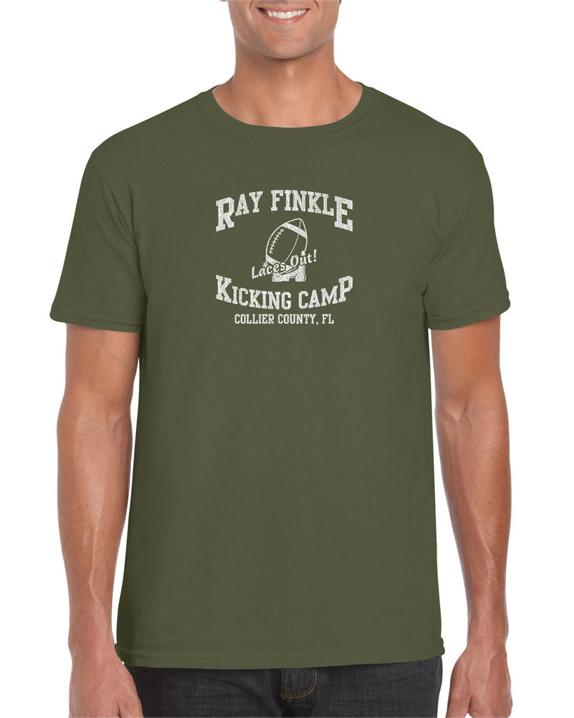 Ray Finkle Kicking Camp Mens T-Shirt Laces Out Dan Pet Detective 90s Movie College Party Football