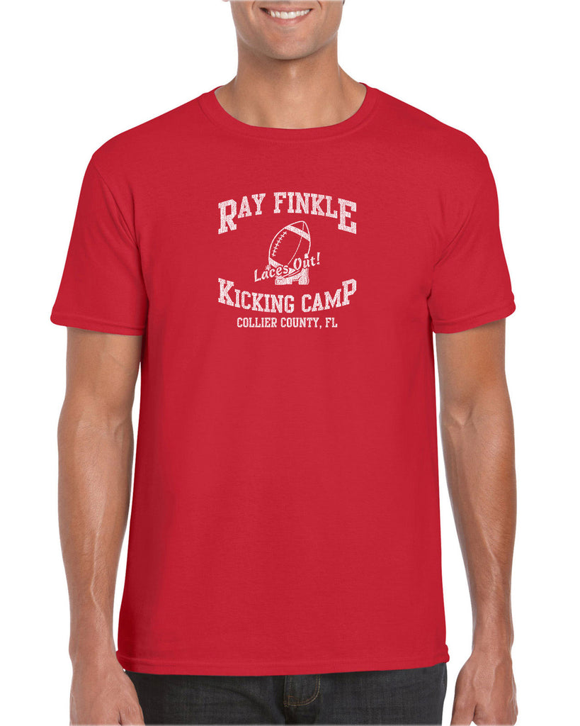 Ray Finkle Kicking Camp Mens T-Shirt Laces Out Dan Pet Detective 90s Movie College Party Football