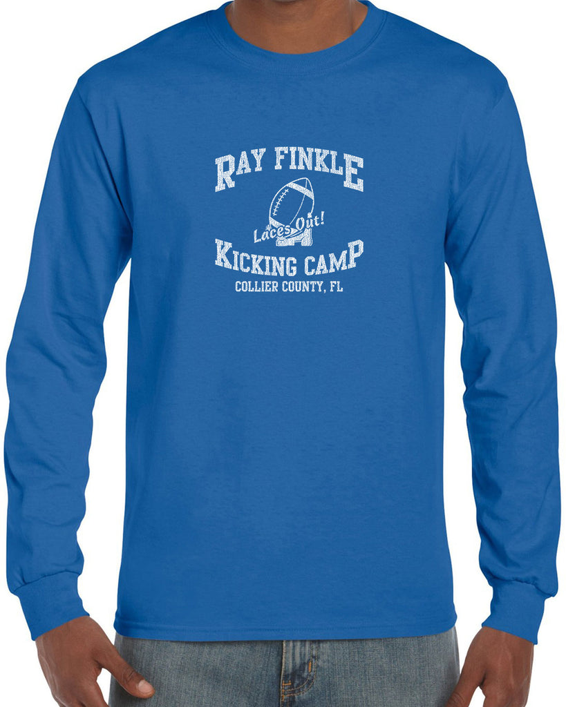 Ray Finkle Kicking Camp Mens Long Sleeve Shirt Laces Out Dan Pet Detective 90s Movie College Party Football