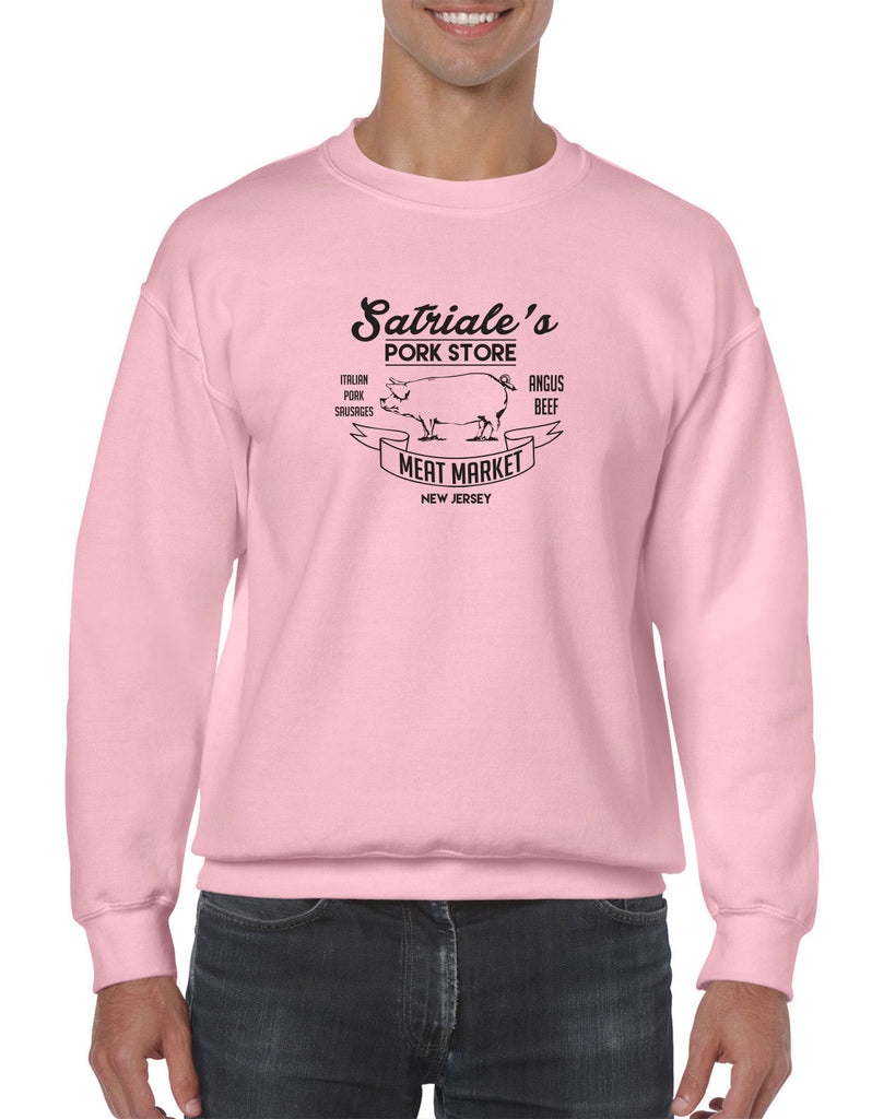 Satriales Pork Store Crew Sweatshirt Mafia Mobsters Gangster The Sopranos Tv Show Tony New Jersey Bada Bing