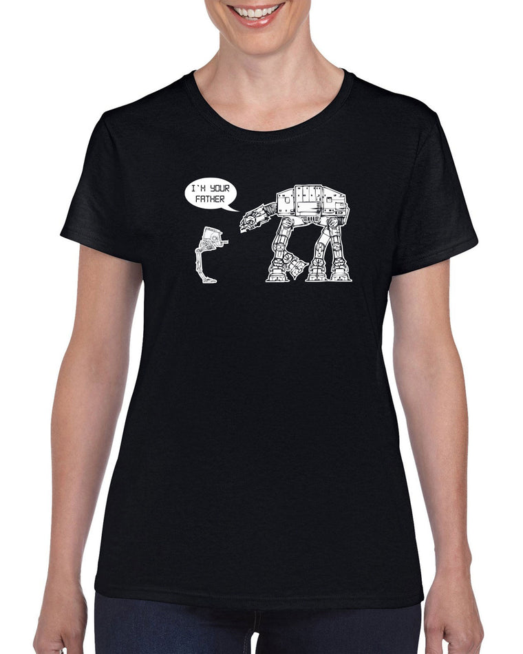 Women's Short Sleeve T-Shirt - At At I Am Your Father