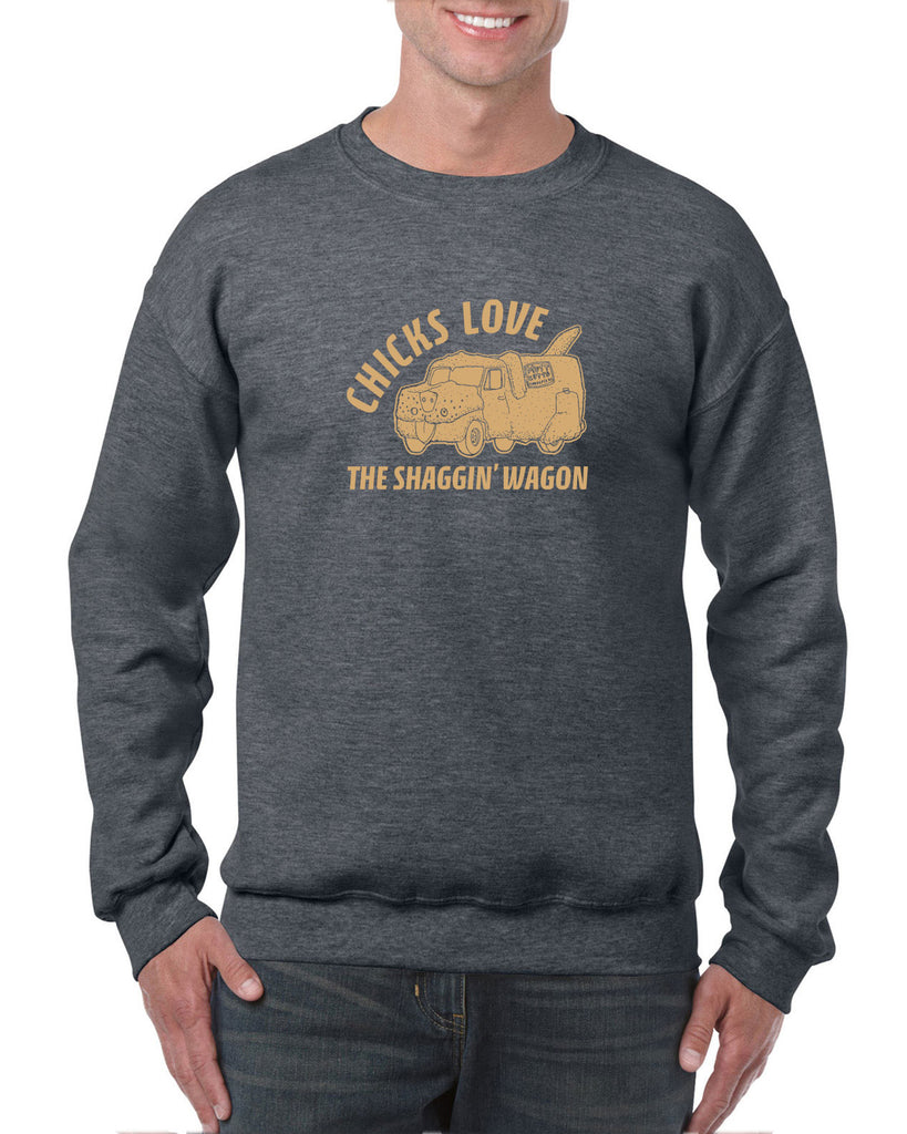 Mutt Cutts Shagging Wagon Crew Sweatshirt Dumb and Dumber 90s Funny Comedy