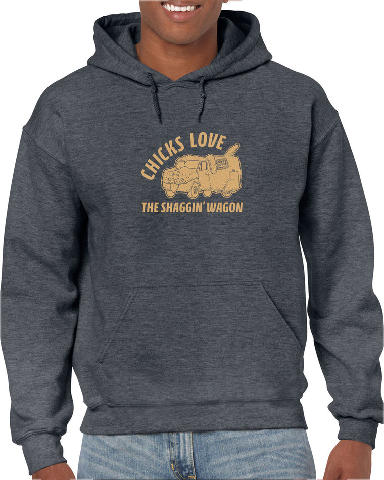 Hoodie Sweatshirt - Mutt Cutts Shagging Wagon