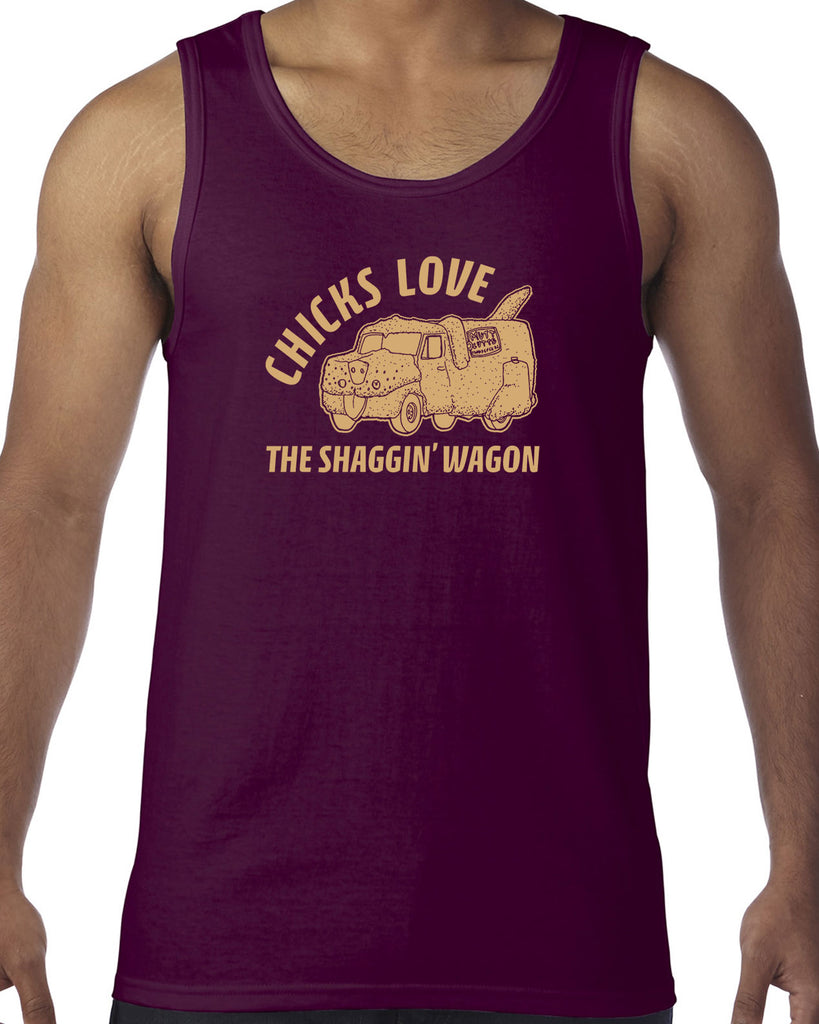 Mutt Cutts Shagging Wagon Tank Top Dumb and Dumber 90s Funny Comedy