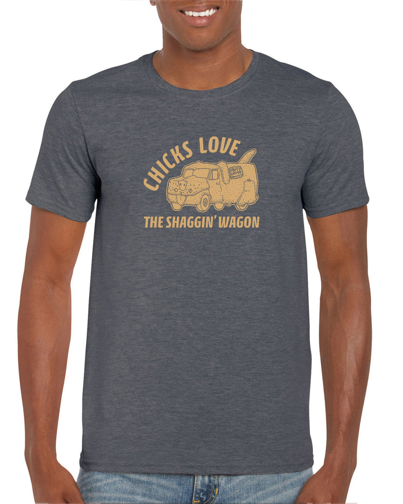Mutt Cutts Shagging Wagon Mens T-Shirt Dumb and Dumber 90s Funny Comedy