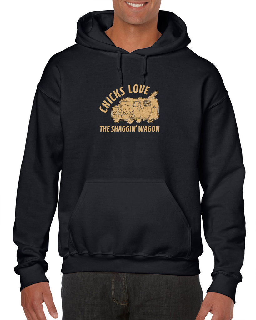 Mutt Cutts Shagging Wagon Hoodie Hooded Sweatshirt Dumb and Dumber 90s Funny Comedy