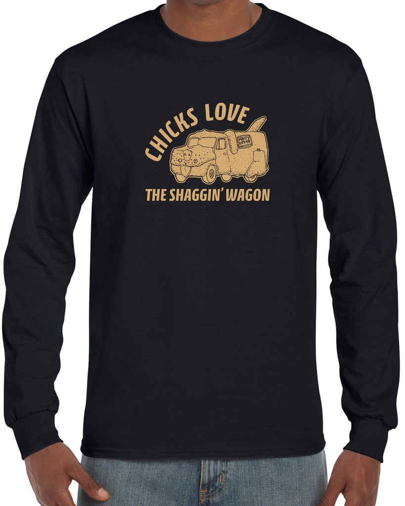 Mutt Cutts Shagging Wagon Long Sleeve Shirt Dumb and Dumber 90s Funny Comedy