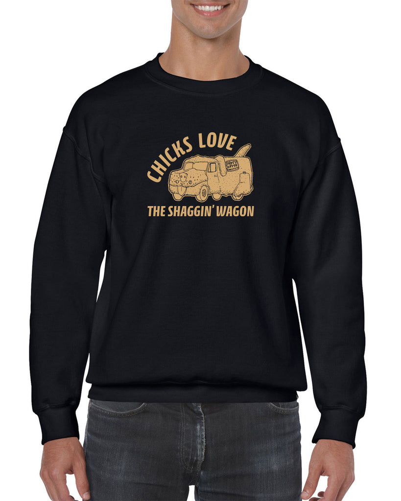 Mutt Cutts Shagging Wagon Crew Sweatshirt Dumb and Dumber 90s Funny Comedy