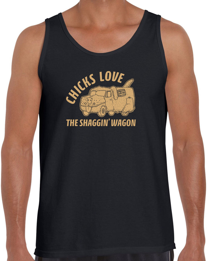 Mutt Cutts Shagging Wagon Tank Top Dumb and Dumber 90s Funny Comedy