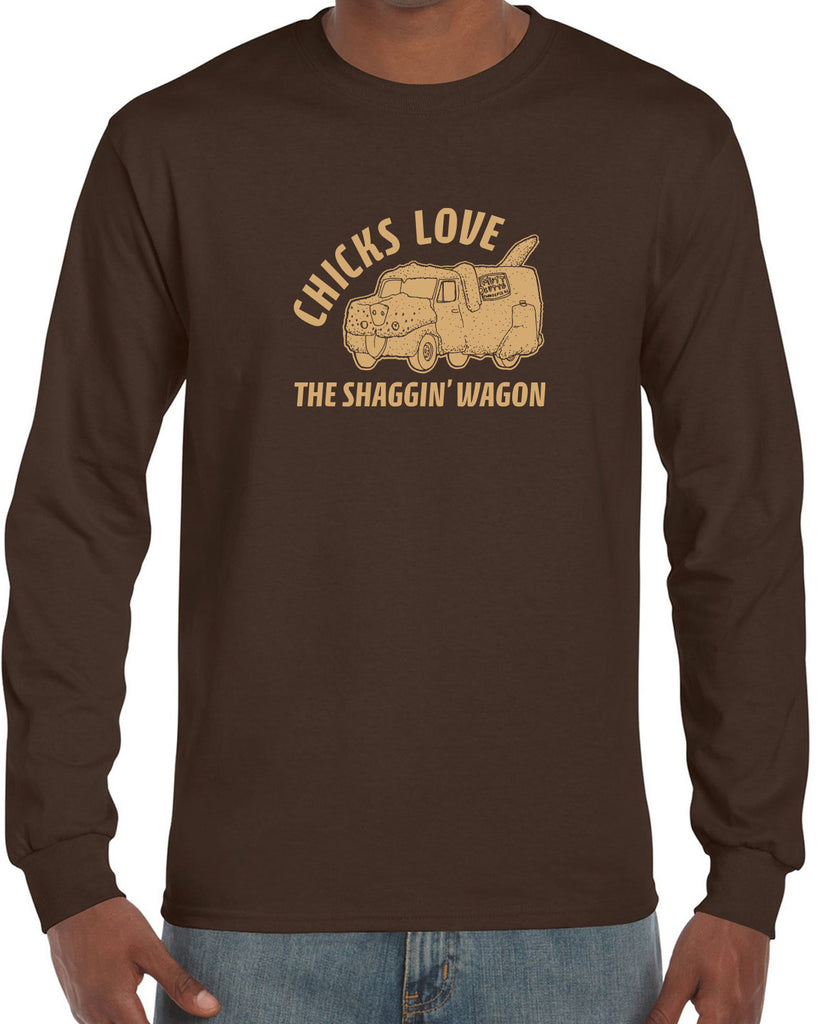 Mutt Cutts Shagging Wagon Long Sleeve Shirt Dumb and Dumber 90s Funny Comedy