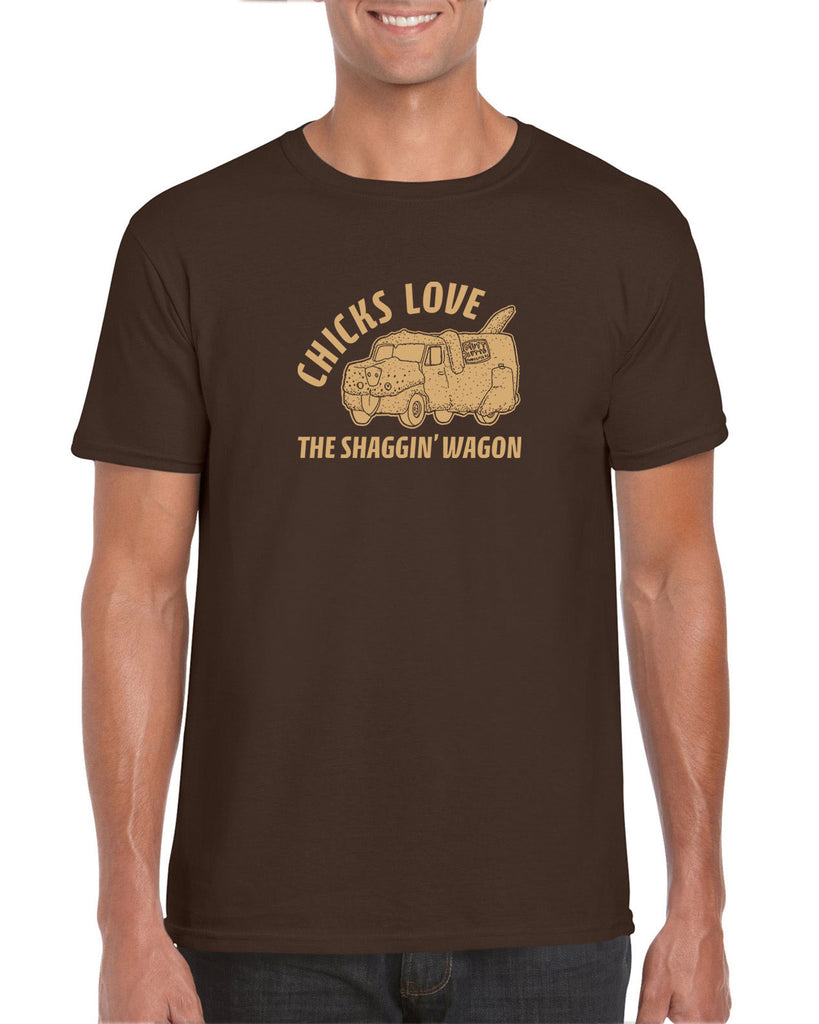 Mutt Cutts Shagging Wagon Mens T-Shirt Dumb and Dumber 90s Funny Comedy