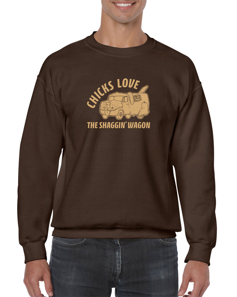 Mutt Cutts Shagging Wagon Crew Sweatshirt Dumb and Dumber 90s Funny Comedy