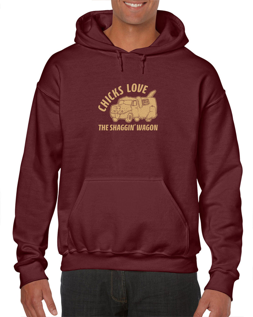 Mutt Cutts Shagging Wagon Hoodie Hooded Sweatshirt Dumb and Dumber 90s Funny Comedy