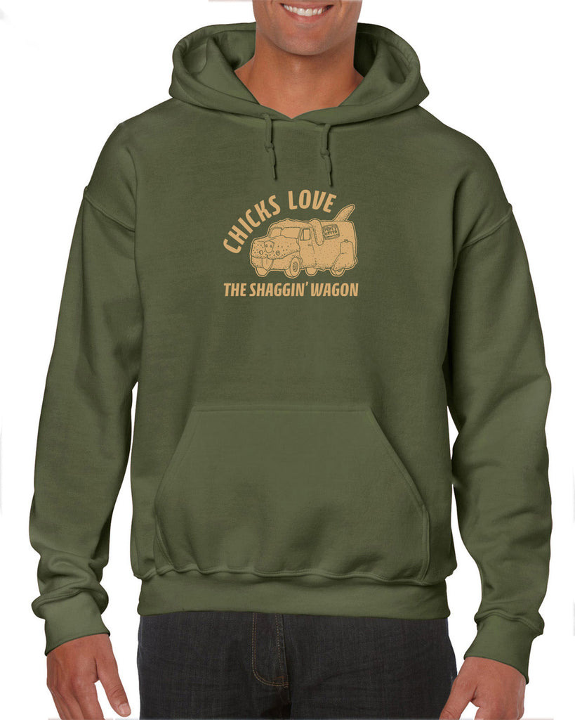 Mutt Cutts Shagging Wagon Hoodie Hooded Sweatshirt Dumb and Dumber 90s Funny Comedy