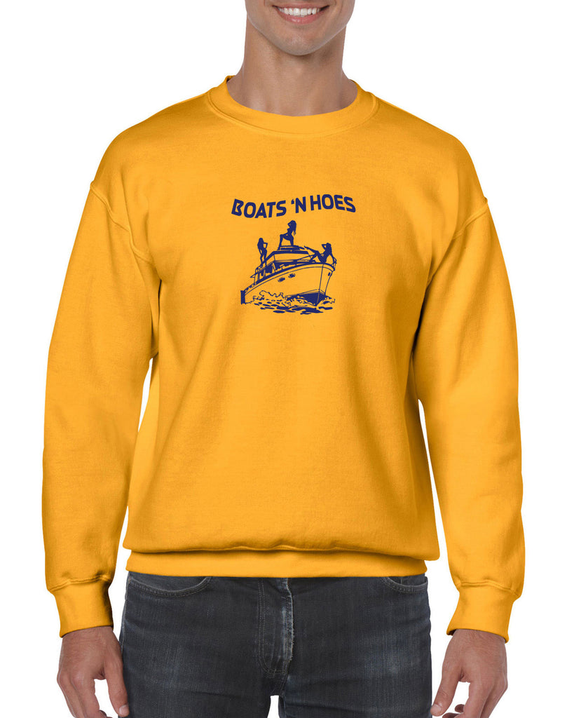 Boats N Hoes Crew Sweatshirt Step Brothers Movie Prestige Worldwide Funny Music Party