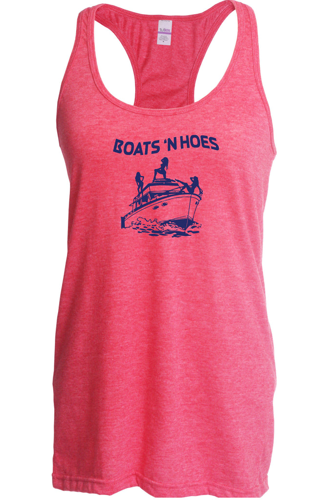 Boats N Hoes Racer Back Racerback Tank Top Step Brothers Movie Prestige Worldwide Funny Music Party