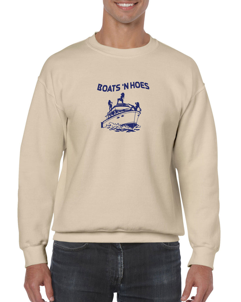 Boats N Hoes Crew Sweatshirt Step Brothers Movie Prestige Worldwide Funny Music Party