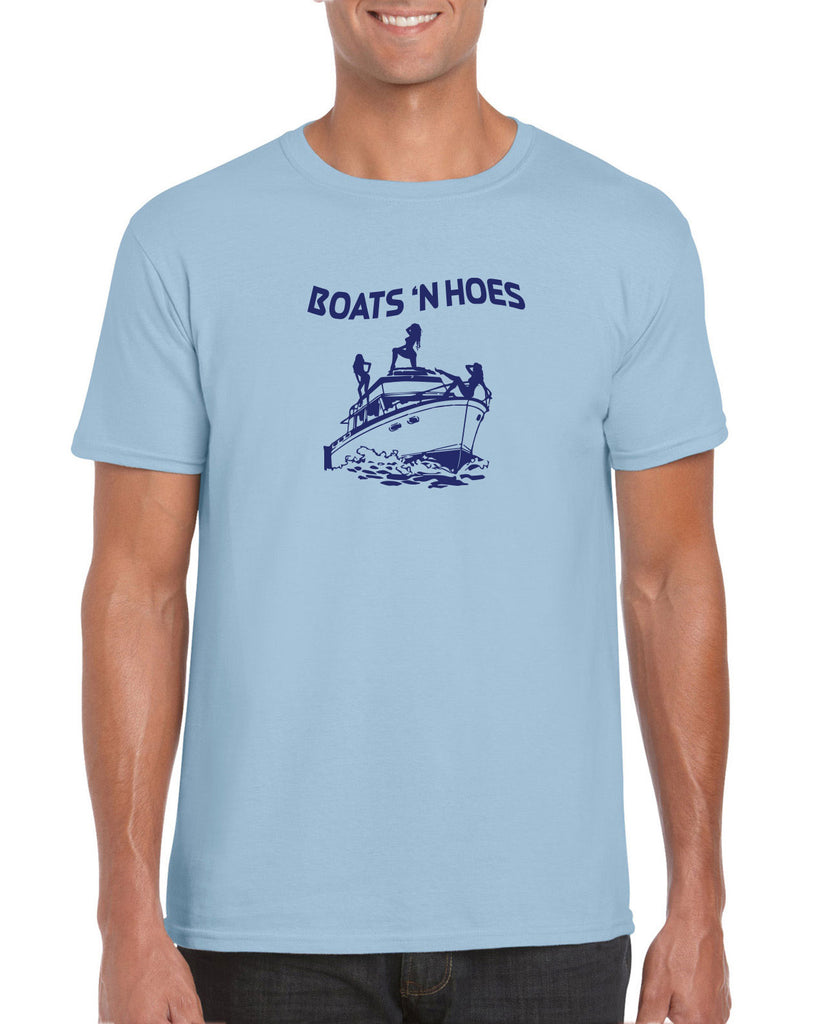 Boats N Hoes Mens T-Shirt Step Brothers Movie Prestige Worldwide Funny Music Party