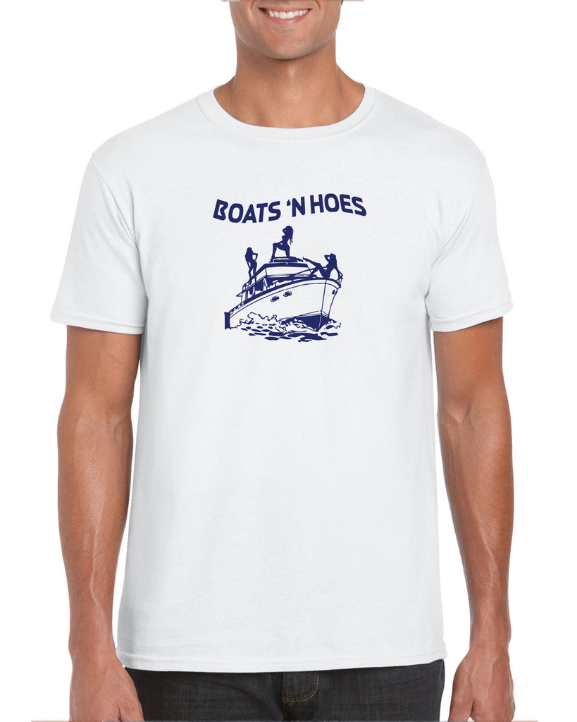 Boats N Hoes Mens T-Shirt Step Brothers Movie Prestige Worldwide Funny Music Party