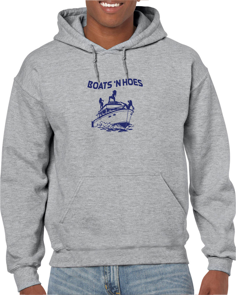 Boats N Hoes Hoodie Hooded Sweatshirt Step Brothers Movie Prestige Worldwide Funny Music Party