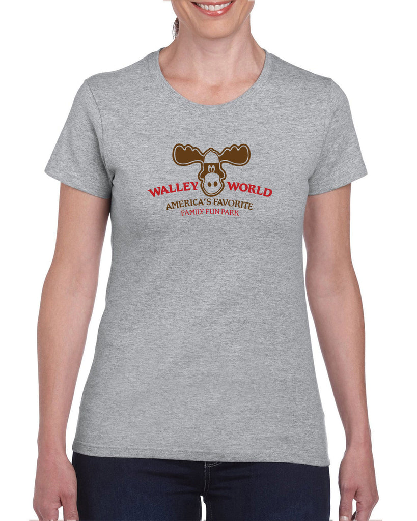 Walley World Family Fun Park Womens T-Shirt Griswold Family Vacation 80s Movie Costume Vintage Retro