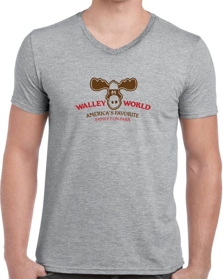 Men's Short Sleeve V-Neck T-Shirt - Walley World