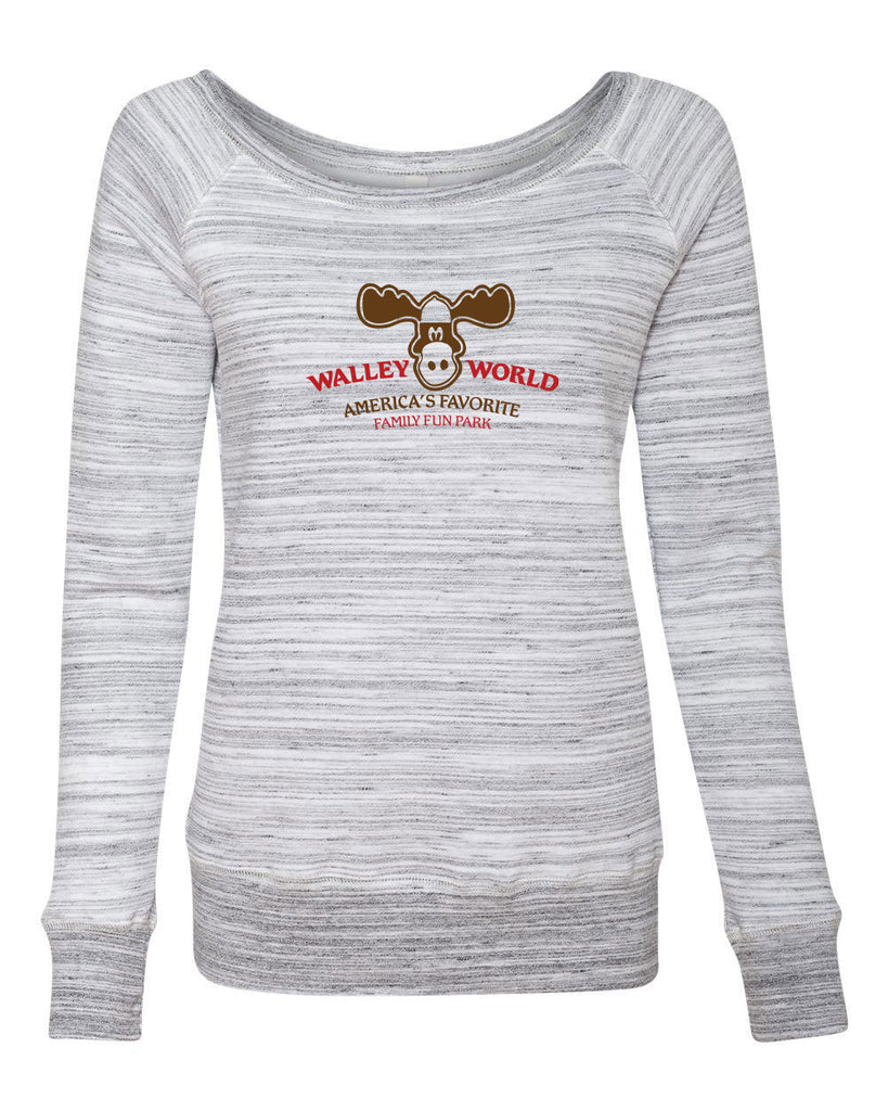 Walley World Family Fun Park Off The Womens Crew Sweatshirt Griswold Family Vacation 80s Movie Costume Vintage Retro