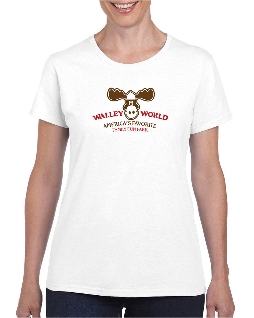 Walley World Family Fun Park Womens T-Shirt Griswold Family Vacation 80s Movie Costume Vintage Retro