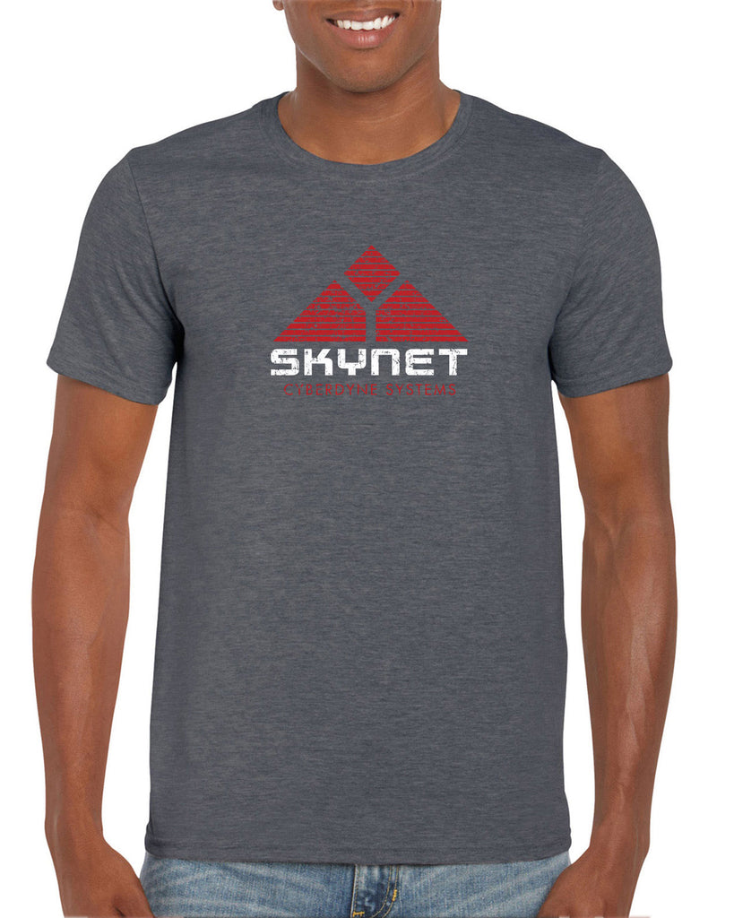 Skynet Cyberdyne Systems Mens T-Shirt Terminator 90s 80s Judgement Day Movie Vintage Retro