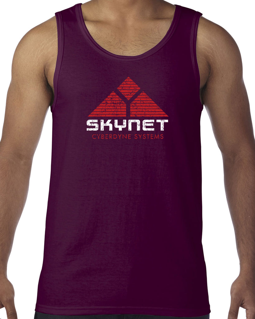 Skynet Cyberdyne Systems Tank Top Terminator 90s 80s Judgement Day Movie Vintage Retro