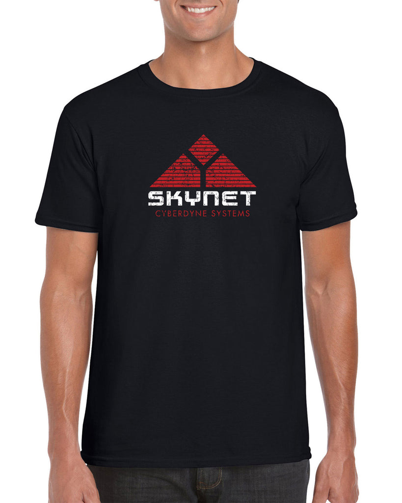 Skynet Cyberdyne Systems Mens T-Shirt Terminator 90s 80s Judgement Day Movie Vintage Retro
