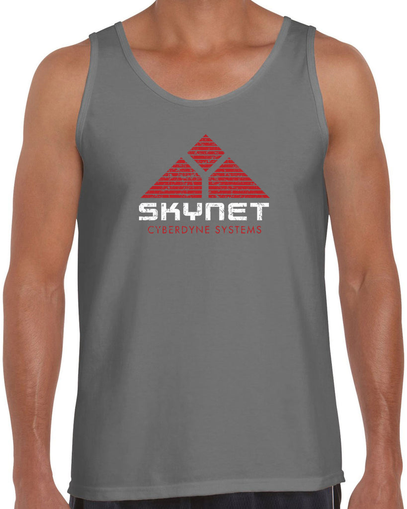 Skynet Cyberdyne Systems Tank Top Terminator 90s 80s Judgement Day Movie Vintage Retro