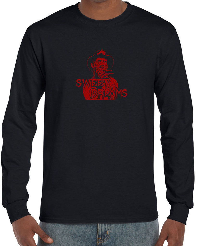 Sweet Dreams Long Sleeve Shirt Nightmare On Elm Street 80s Scary Horror Film Movie