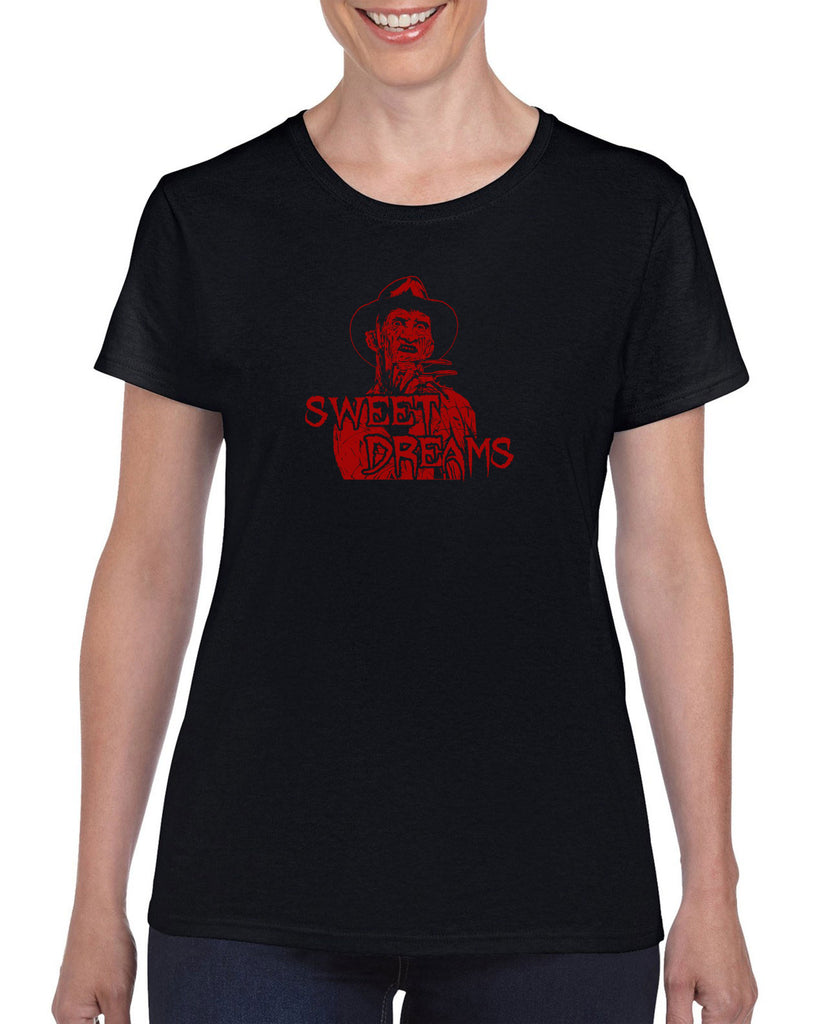 Sweet Dreams Womens Shirt Nightmare On Elm Street 80s Scary Horror Film Movie