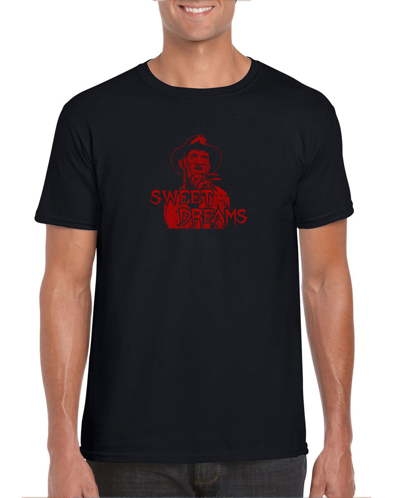 Sweet Dreams Mens T-Shirt Nightmare On Elm Street 80s Scary Horror Film Movie