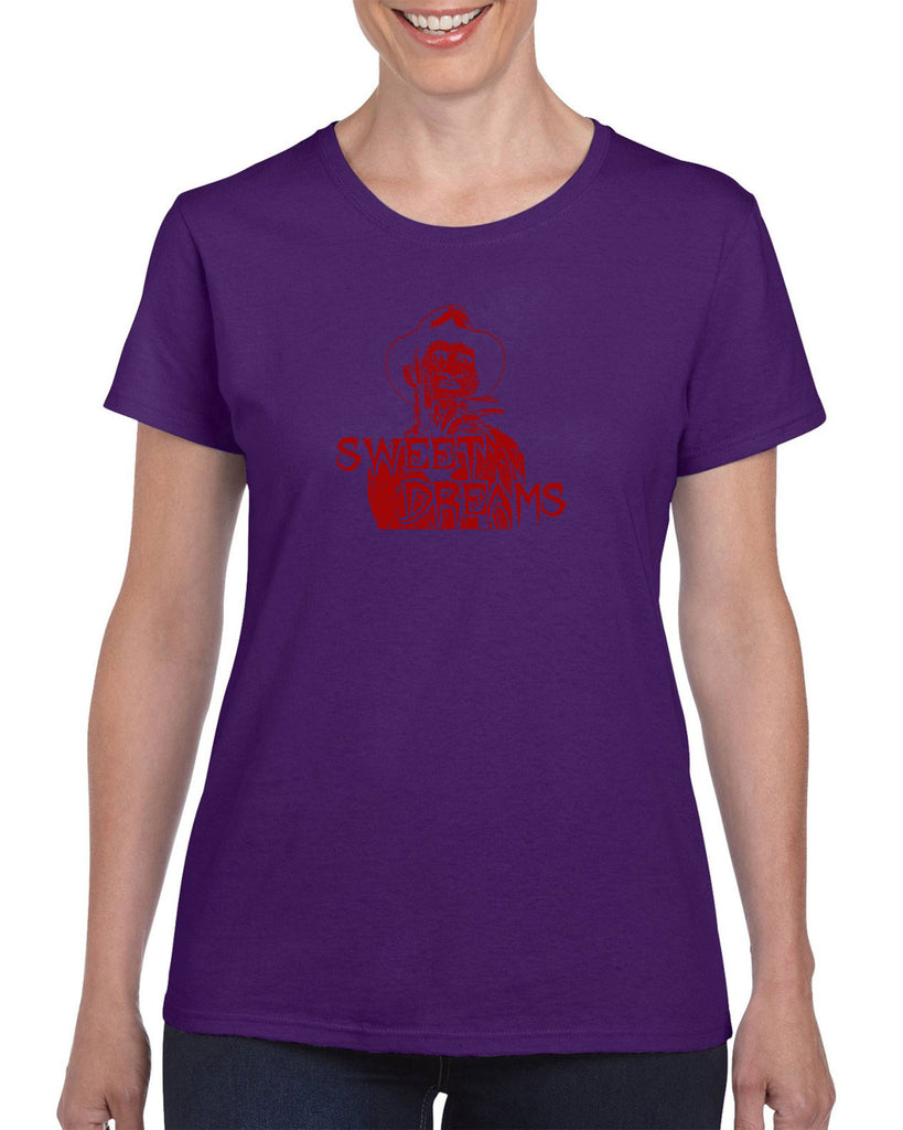 Sweet Dreams Womens Shirt Nightmare On Elm Street 80s Scary Horror Film Movie