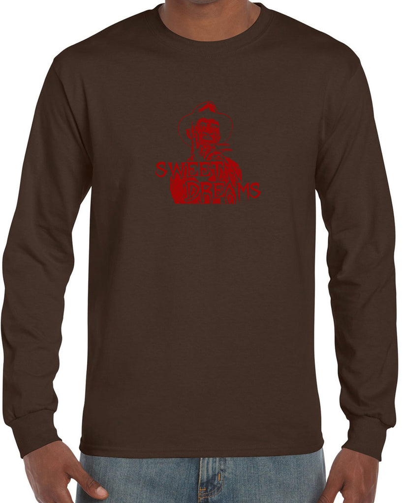 Sweet Dreams Long Sleeve Shirt Nightmare On Elm Street 80s Scary Horror Film Movie