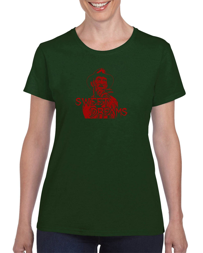 Sweet Dreams Womens Shirt Nightmare On Elm Street 80s Scary Horror Film Movie